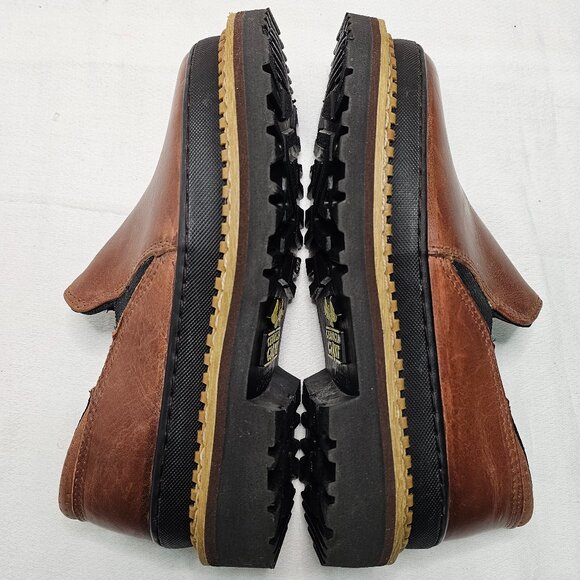 Georgia Giant Boots Twin Gore Shaker Leather Shoes GB00142 Brown Women's Size 6m - Picture 8 of 11